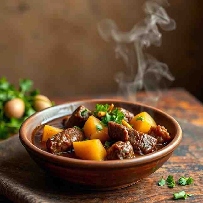 Peruvian Tripe Stew (Cau Cau)